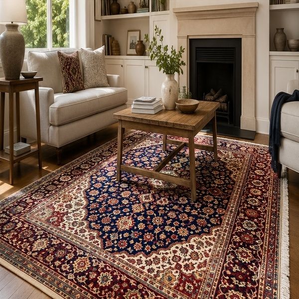 Melbourne wool area rug after cleaning