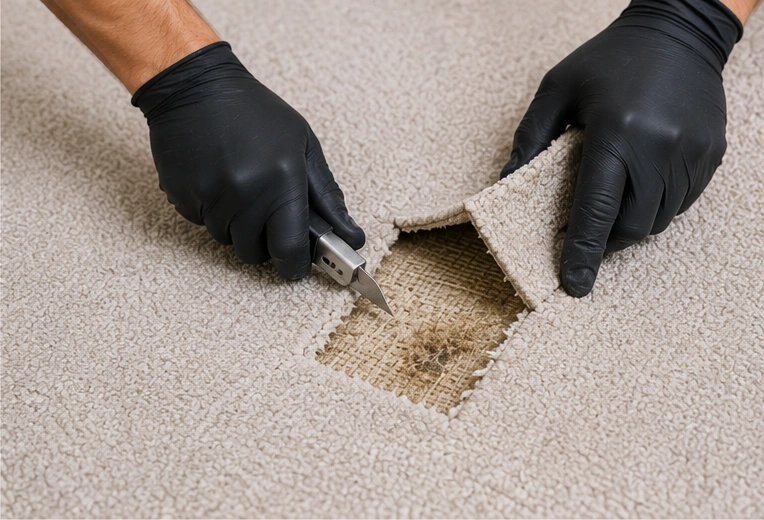Patching burns and permanent stains
