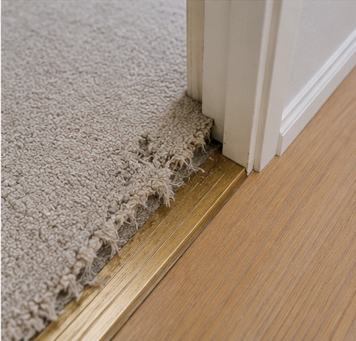 Pet damage at doorways and edges