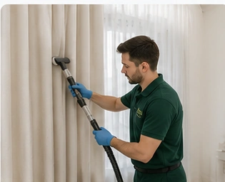 How Our Specialists Clean Curtains and Blinds