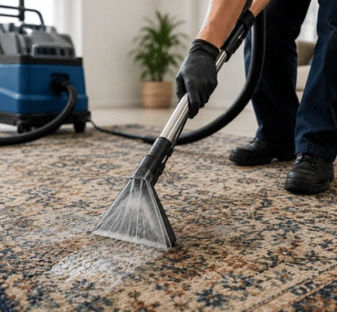 How Our Specialists Clean Rugs